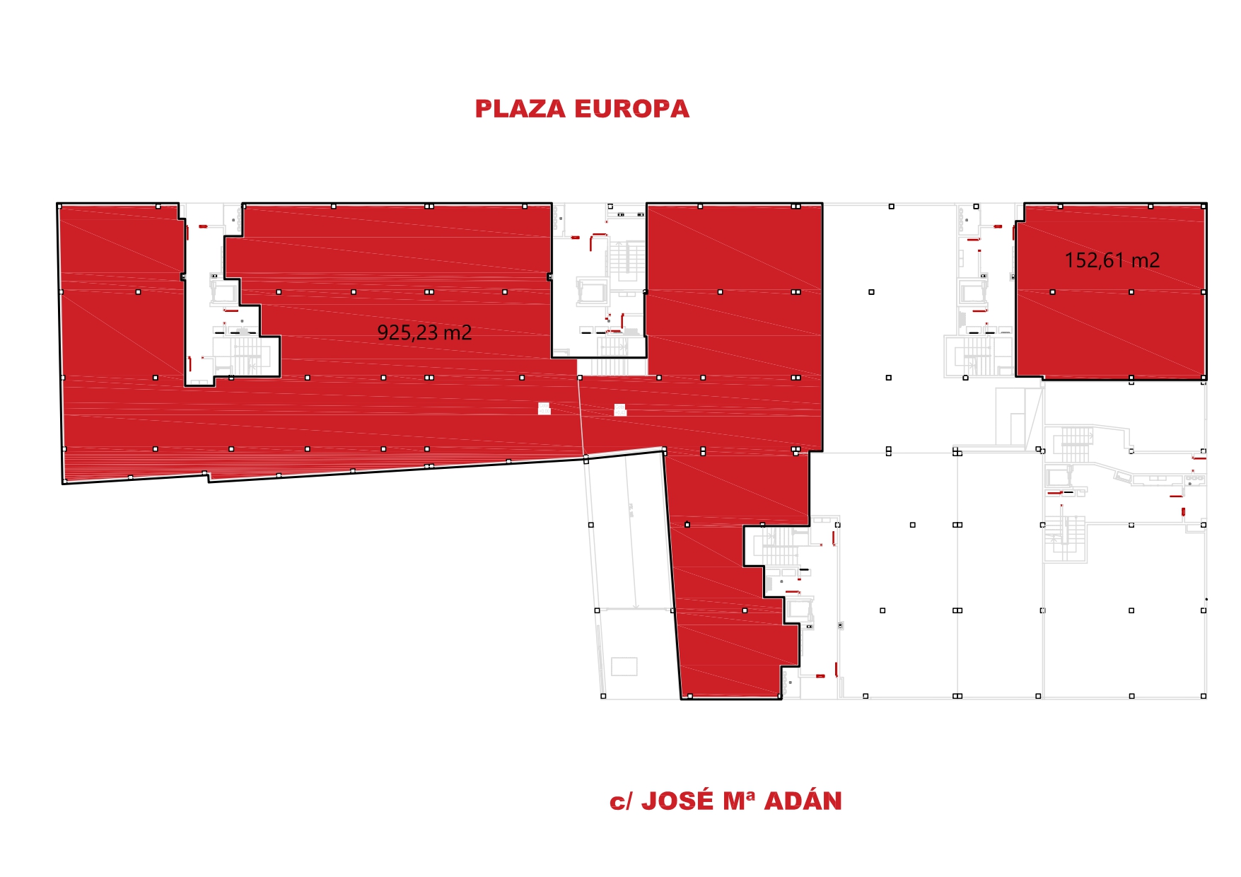 Locales en Plaza Europa- Jose M Adán